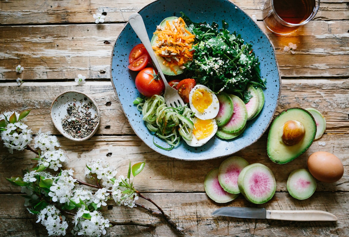 Ingredientes frescos para cocina terapéutica
